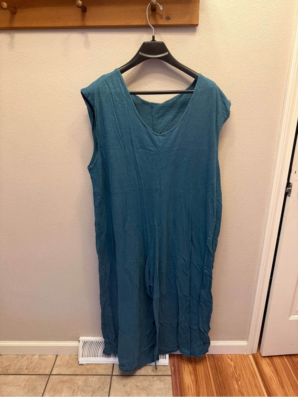 Natural Life Dylan Reversible Knit Jumpsuit - Teal - L/XL